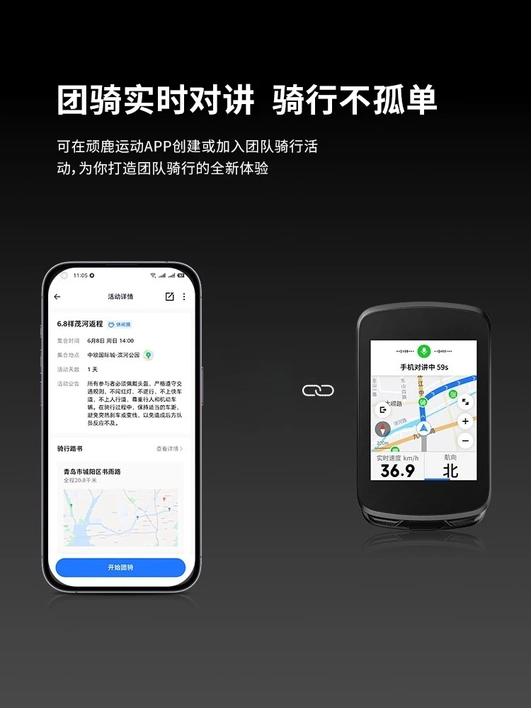 

Измеритель кода GPS для горного и шоссейного велосипеда — C606 V2 Smart Touch Водонепроницаемый беспроводной велосипедный навигатор