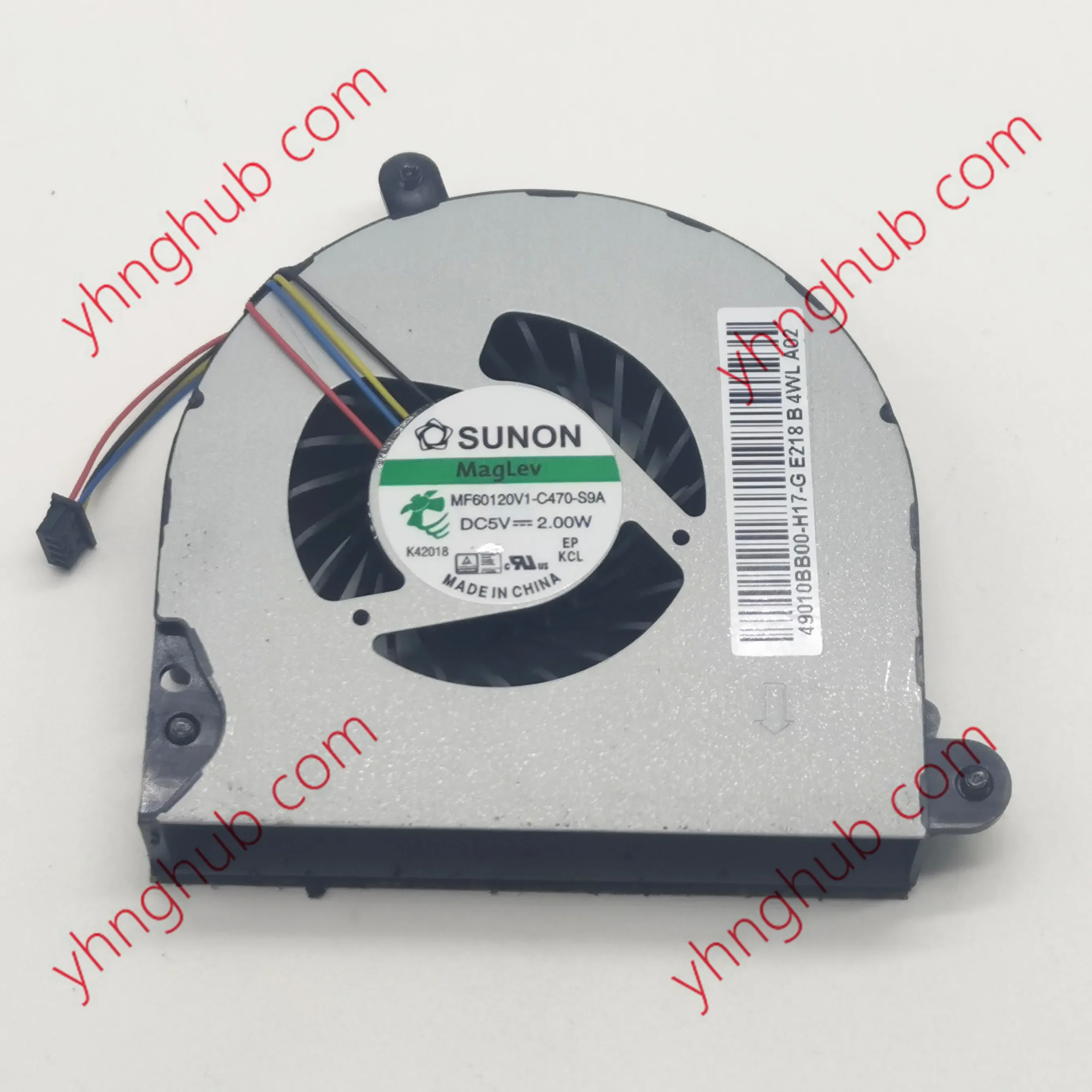 SUNON 6560B 8560P MF60120V1-C470-S9A DC 5V 2.0W 4-Wire Server Cooling Fan