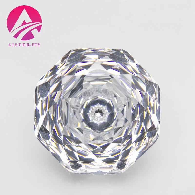 Never Fade White Color Rose Cut Cubic Zirconia Loose Stone 6.0mm / 7.0mm / 8.0mm / 10.0mm CZ Gemstones for Jewelry Making