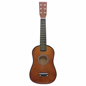 23 inch guitar MUSICAL MUSICAL INSTRUMENT CHILDREN CHILDREN TO TOY INSTRUMENTS Folk Electric Acoustic Beginner Vintage Style for children 10 Main Sales Electric Guitar - №10