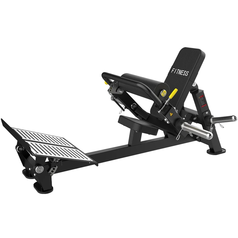 

Коммерческое оборудование для фитнеса в тренажерном зале. Стальная беговая дорожка для работы с ногами и подъема ягодиц. Функция безопасности для установки коммерческого спортзала.