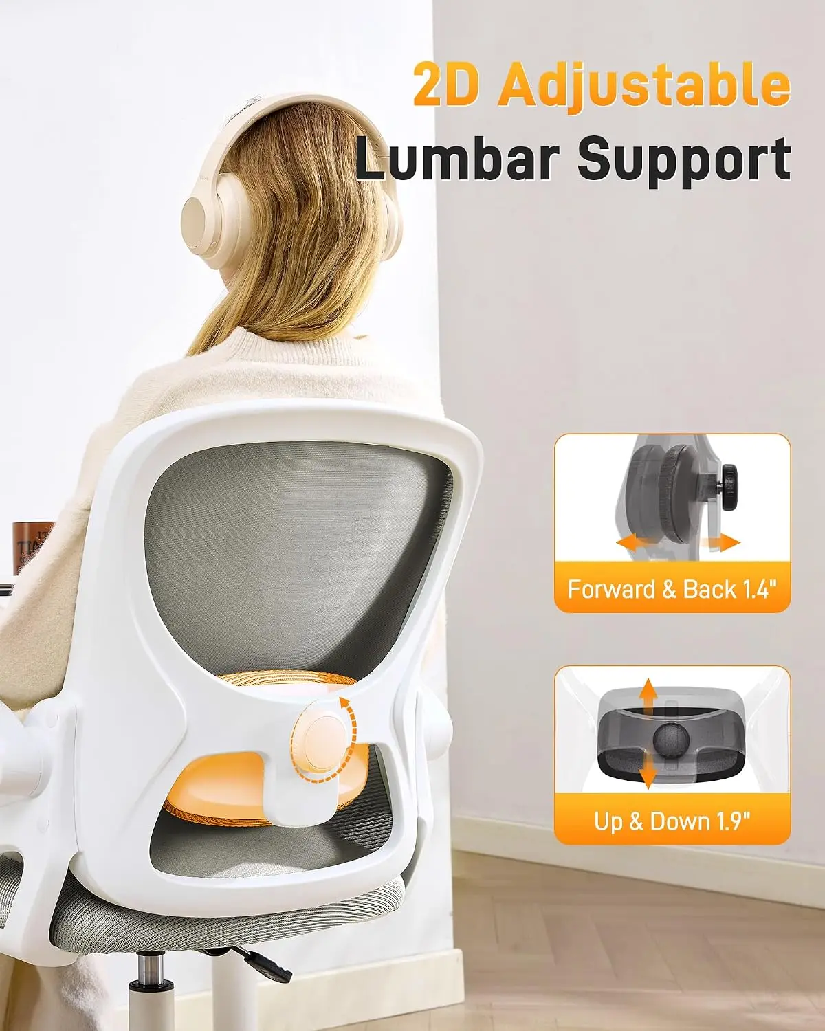 Drafting Chair Tall Adjustable with Arms Ergonomic for Standing Desk Office, Customized