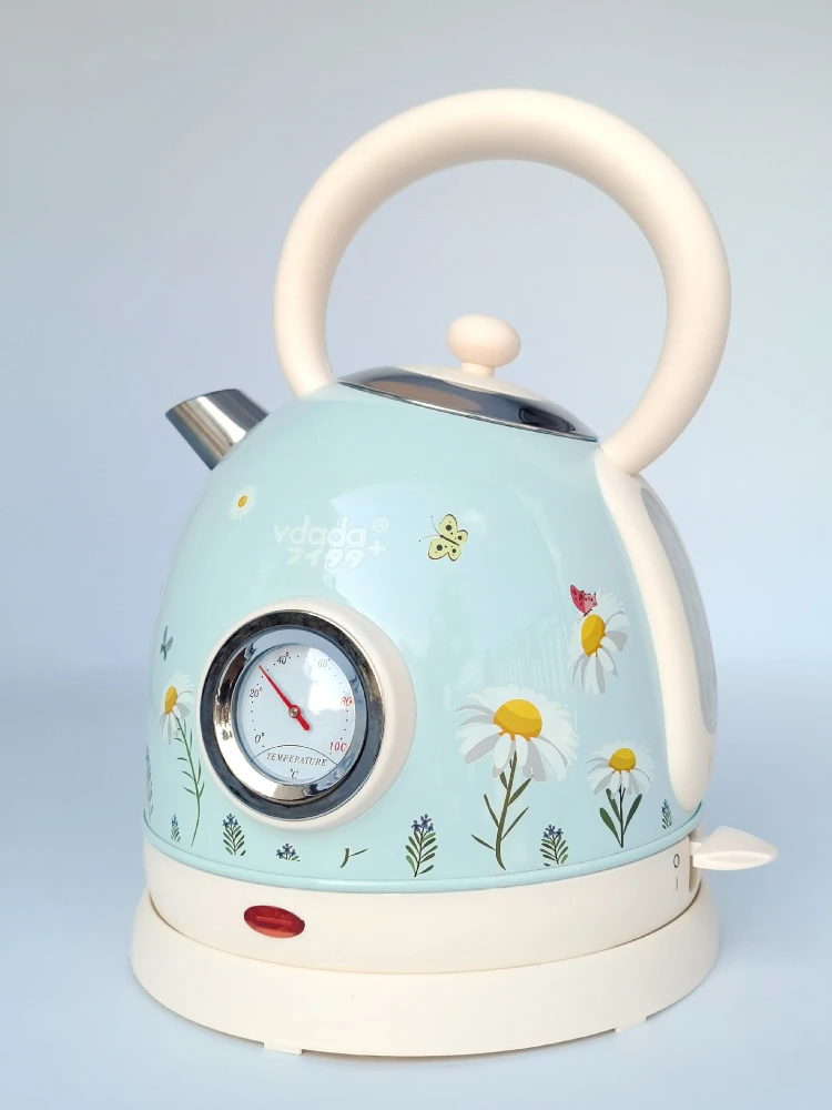 غلاية كهربائية أوتوماتيكية مضادة للصدأ طراز عام 304 ، مطلية بطلاء خبيز ، مياه مغلية للشاي ، 1.8L ، 220 فولت ، 2200 واط