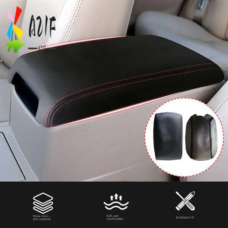 

A21F-For Toyota Camry 2012 -2017 Car Microfiber Leather Console Armrest Panel Cover Protective Trim