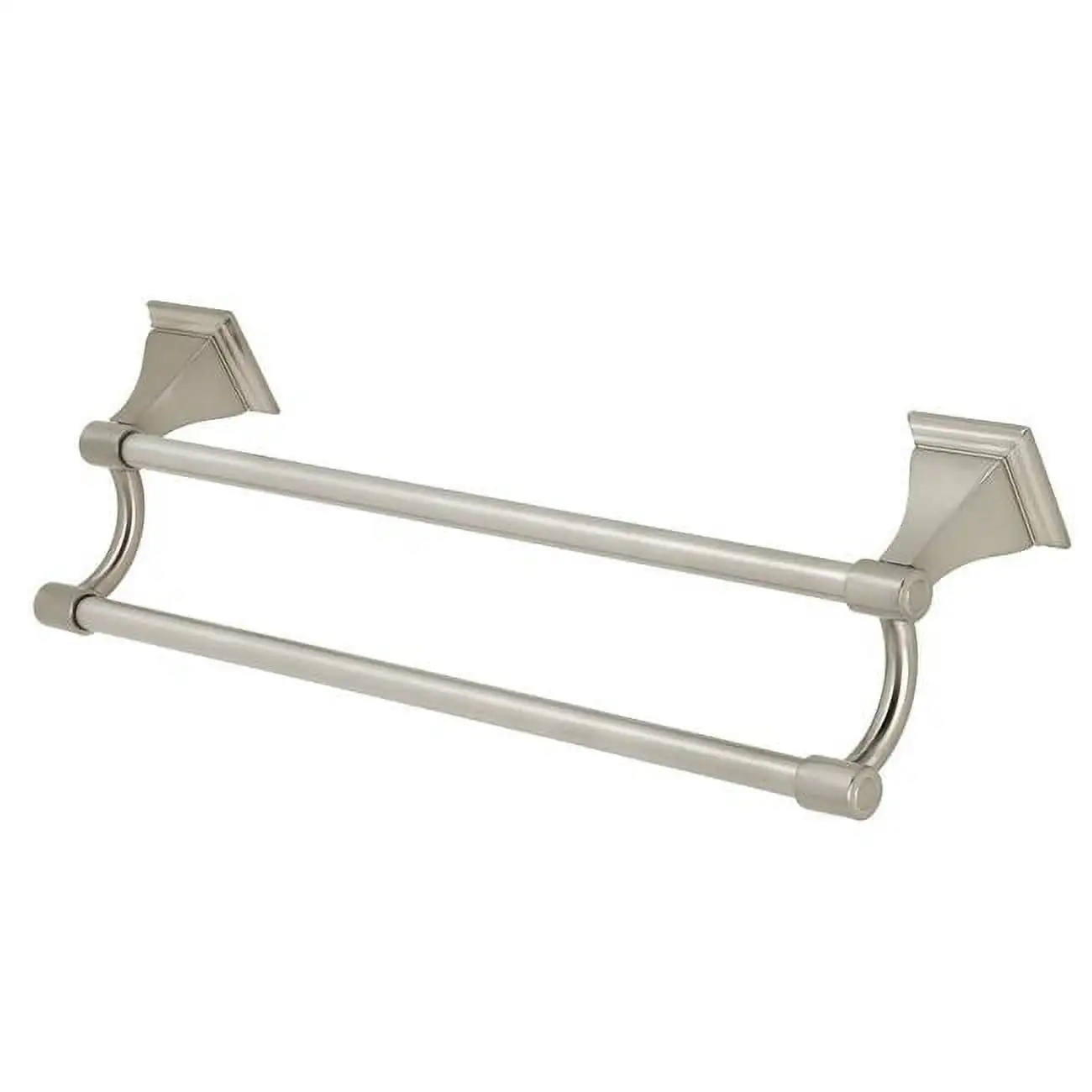 

18 in.Monarch Dual Towel Bar,Brushed Nickel Coordinates Perfectly with Any Traditional Decor Stainless Steel Towel Hangers