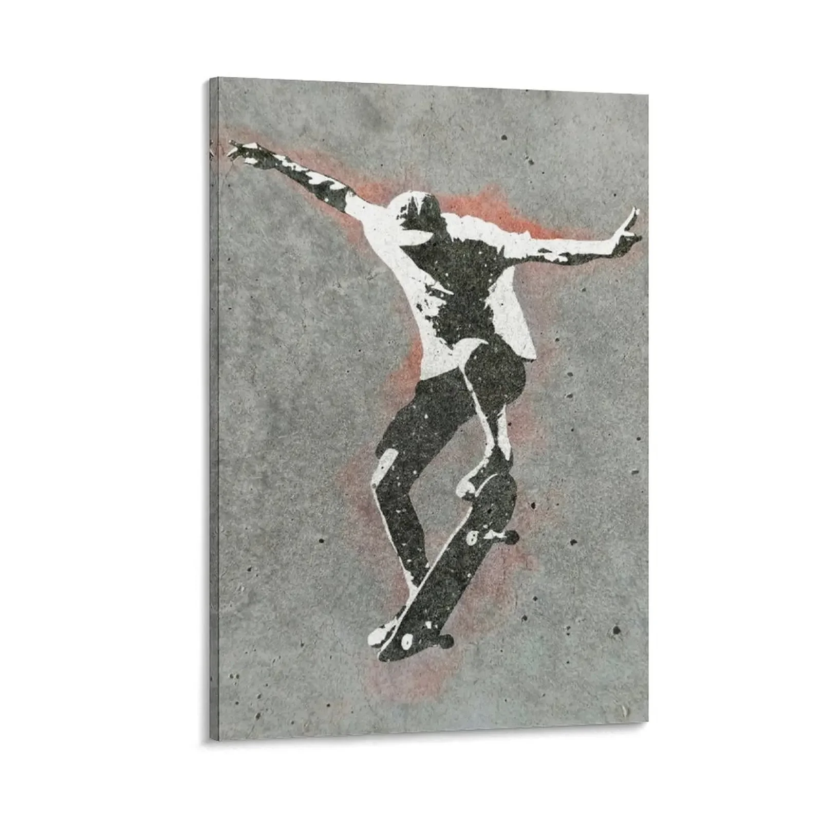 

Skateboarder Street Art A2 Poster Canvas Painting interior paintings home decorations and organization living room decoration