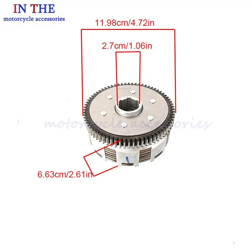 Hot sale high-quality Brand  Clutch Assembly Replacement Parts - Compatible with Italika 250SZ Dt200 Dt250 Ft200 Motorcycles