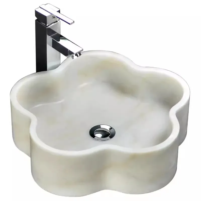 

Stone washbasin retro bathroom table single basin marble balcony art washbasin household