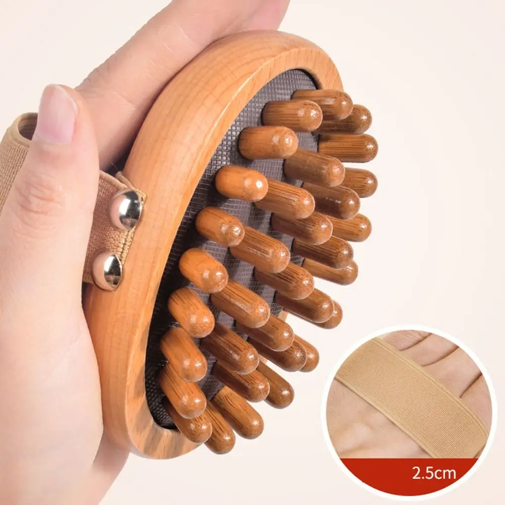 

Elastic Airbag Scalp Massage Brush Anti-static Handheld Air Cushion Massager Comb Eliminate Local Fat Wood Gua Sha Brush Waist