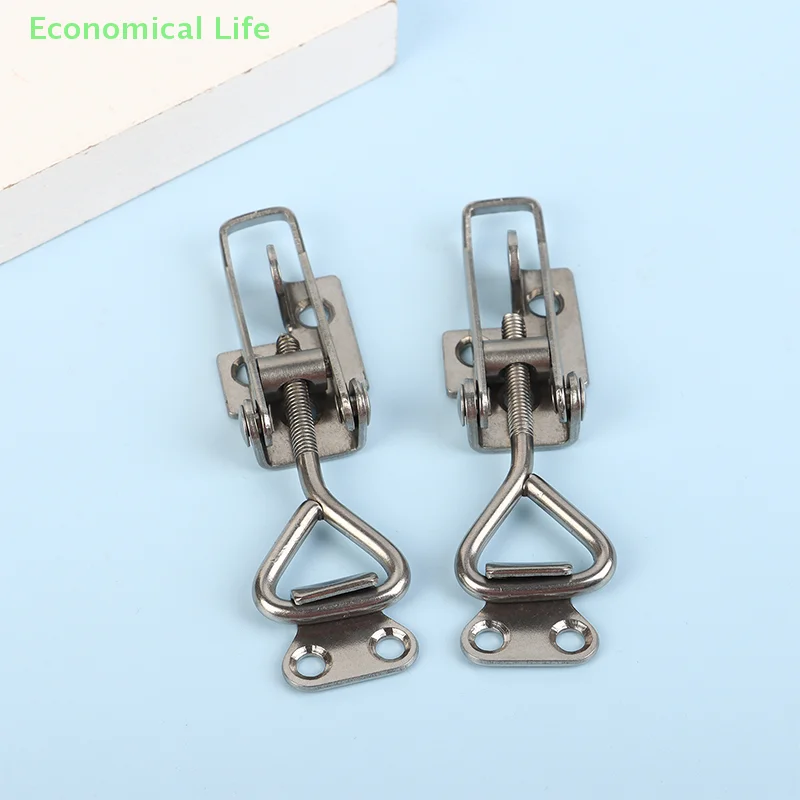 1Pc 304 Stainless Steel Clamp Deck Hasp Lock Boat Accessories Locker Anti Rattle Latch Fastener Clamp Marine Fastener