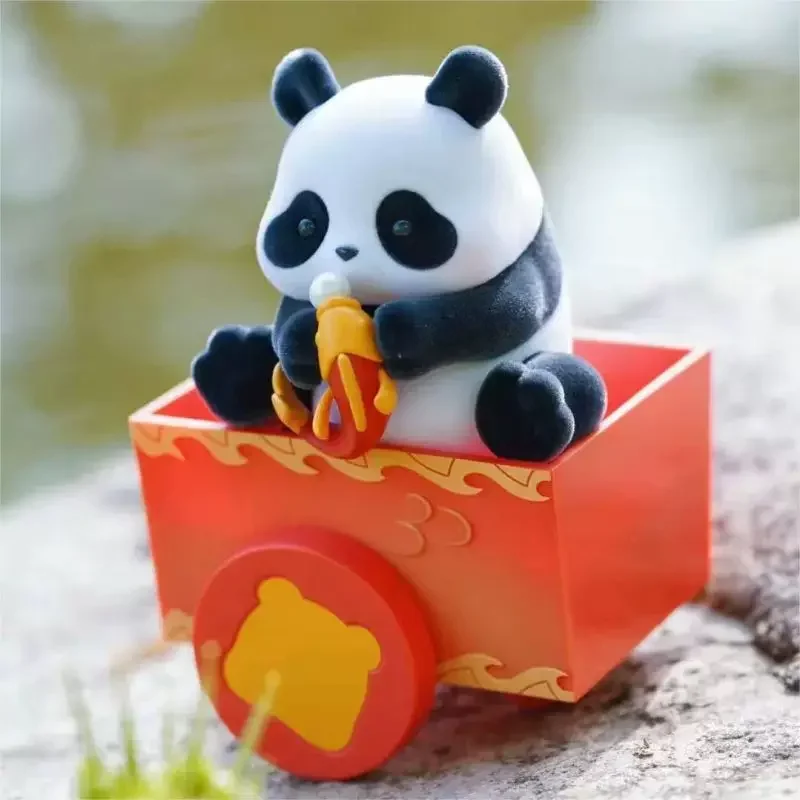 52toys PANDAROLL Boating with the Current, a Trendy Blind Box Figure Ornament, a Trendy Home Gift for Boys and Girls