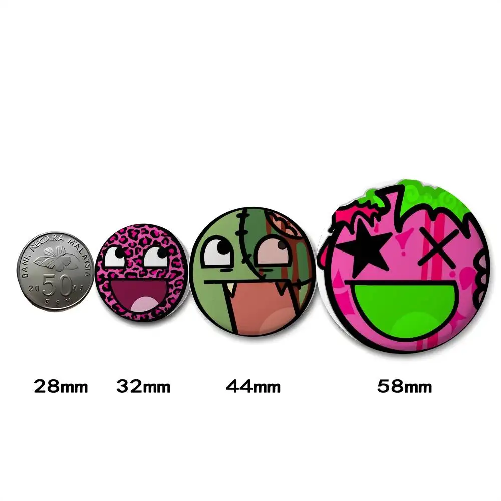 رواية الإبداعية ملحمة الوجه شارات مستديرة رائعة شارة دبابيس الإبداعية للملابس قبعة ظهره هدية الملحقات #4