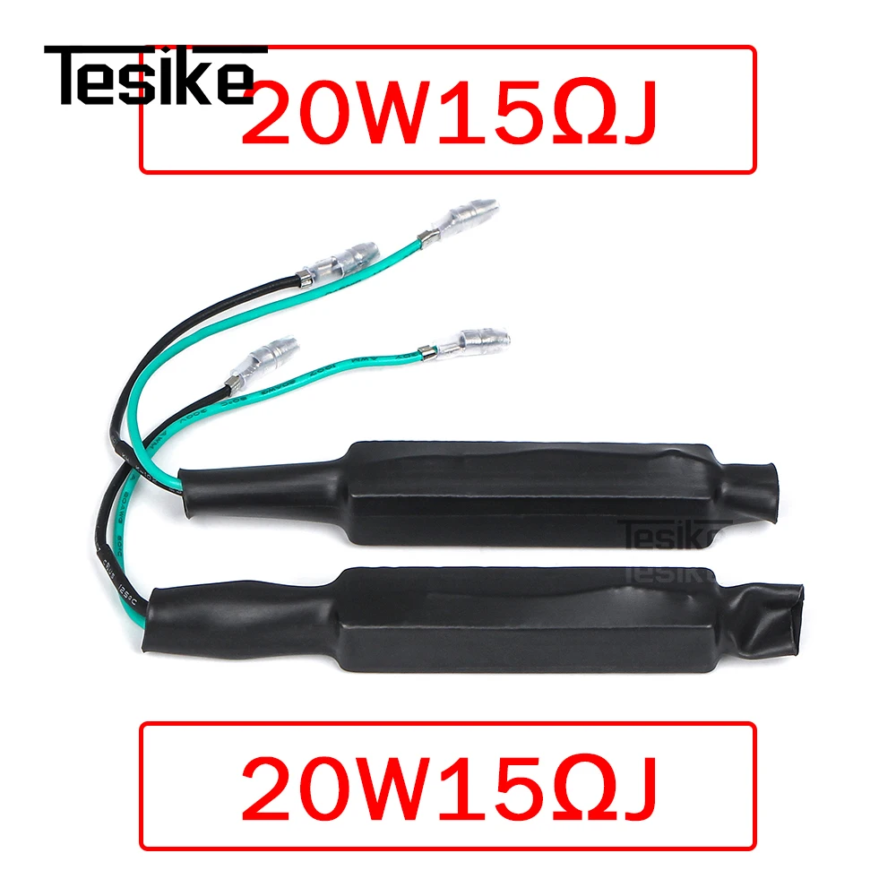 12V 20W Motorcycle Decoder Turn Signal Lights LED Flashing Indicator Load Resistor Lamp Blinker Error Repair Decoder