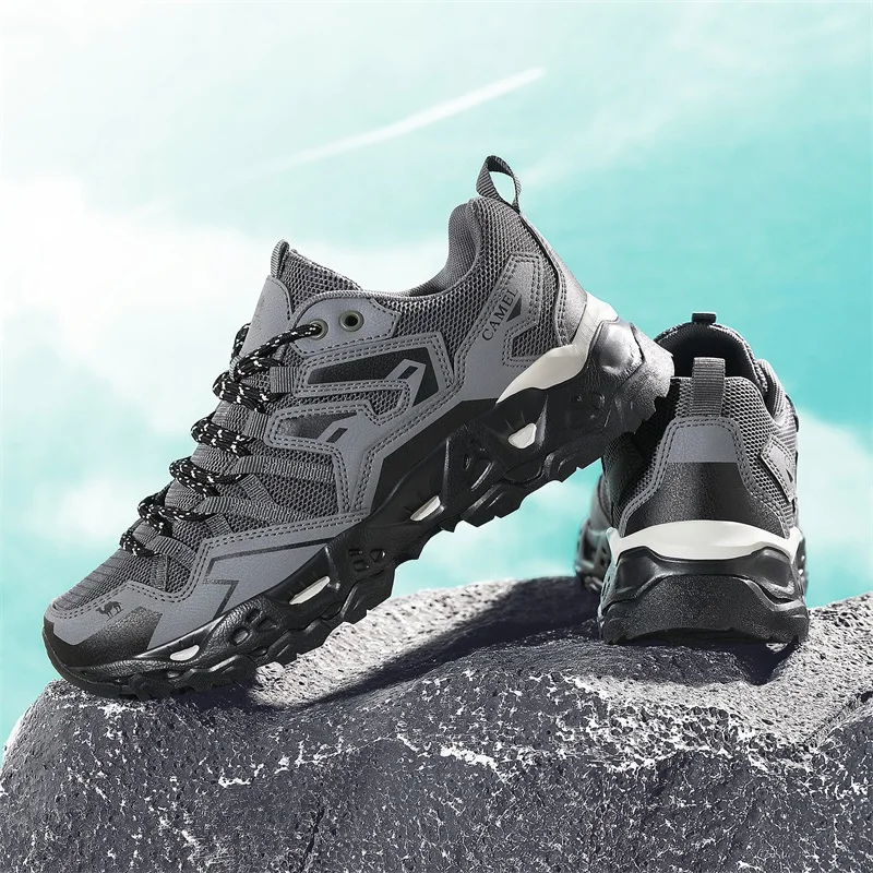 

Men Women Hiking Shoes Outdoor Sneakers Jogging Breathable Non-slip Sports Shoes Camping Training Trekking Climbing Trail Shoes