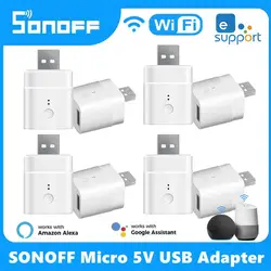 SONOFF Micro 5V USB Adapter Wifi Socket Smart Timing Charge Plug EWelink App Remote Control Voice Control Via Alexa Google Home