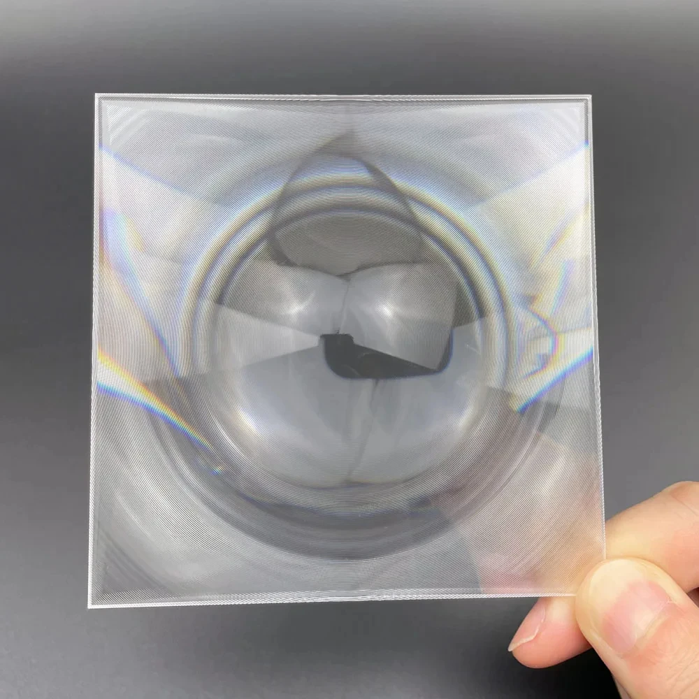 150X150MM Square Optical Plastic  Solar Fresnel Lens PMMA Multiple focal lengths Projector Plane Magnifier Concentrator Lens