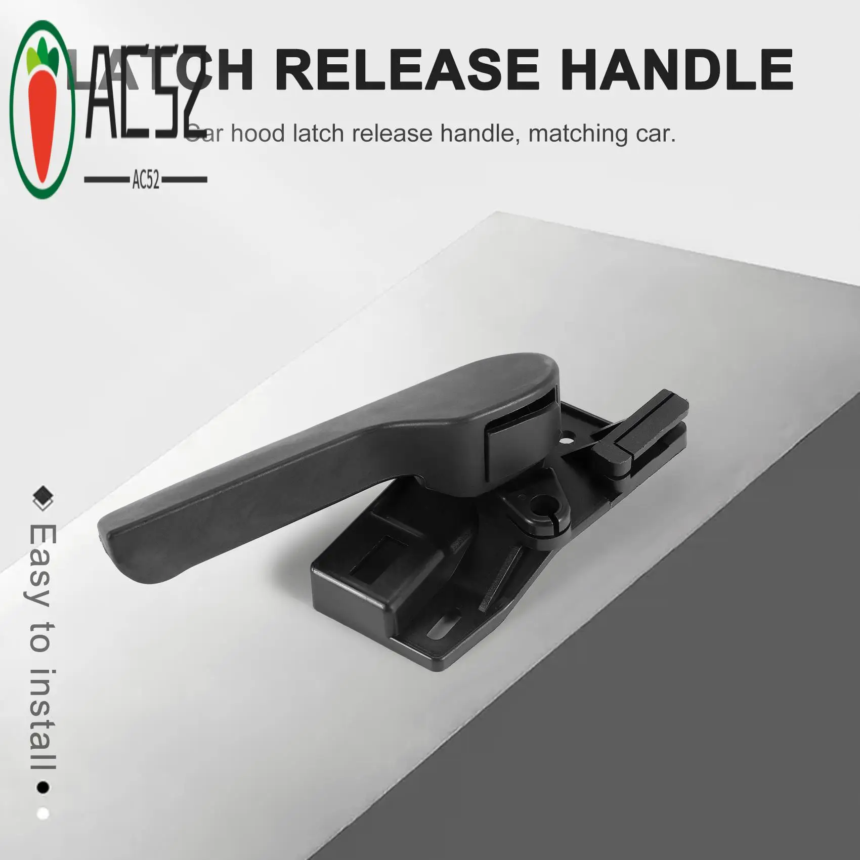 AC52-Car Hood Latch Release Grip Handle & Bracket For Jetta Golf Beetle Skoda Fabia Octavia 1J1823633A 1J1823533C