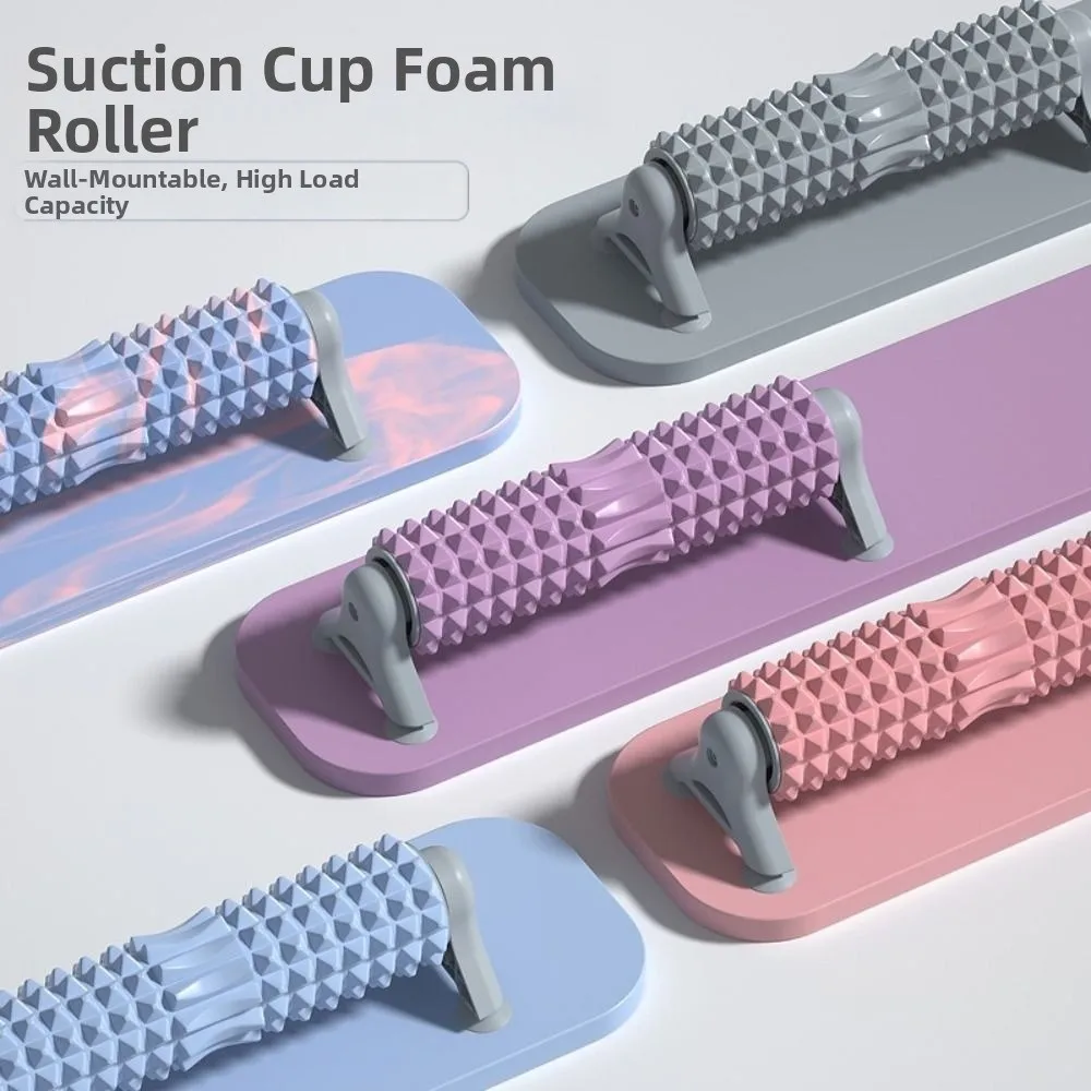 non-slip-suction-cup-foam-roller-large-load-bearing-stable-eva-yoga-column-easy-to-use-thickened-deep-back-stretching-roller