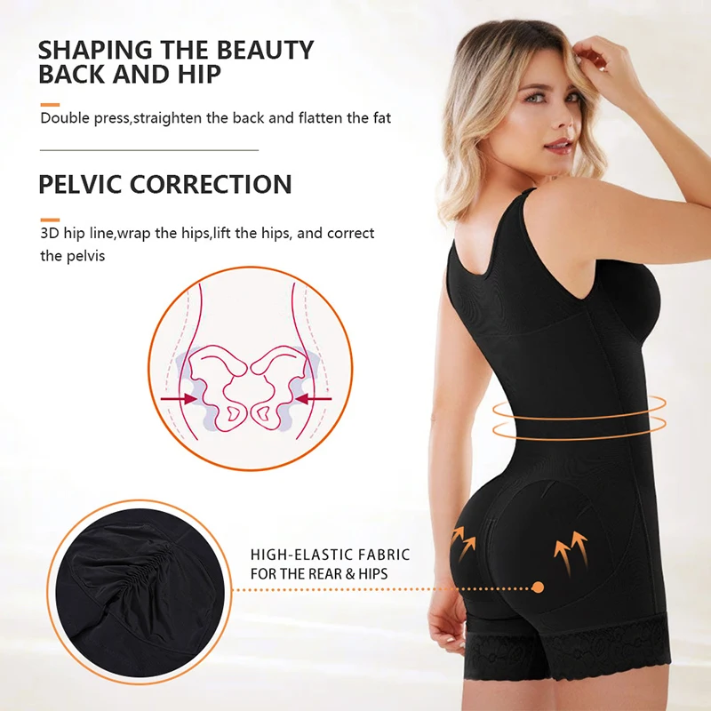 Full Body Shaper Colombian Fajas Girdles for Women Dress Slip Corset Seamless Underwear Slimming Tummy Control Panties Shapewear