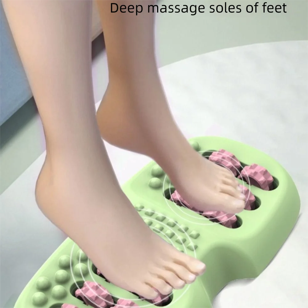 Nuevo Masajeador de pies elevado, punto de disparo de pata de gato, reflexología, masajeador de acupresión para pies, cuidado de relajación, masajeador con rodillo para pies