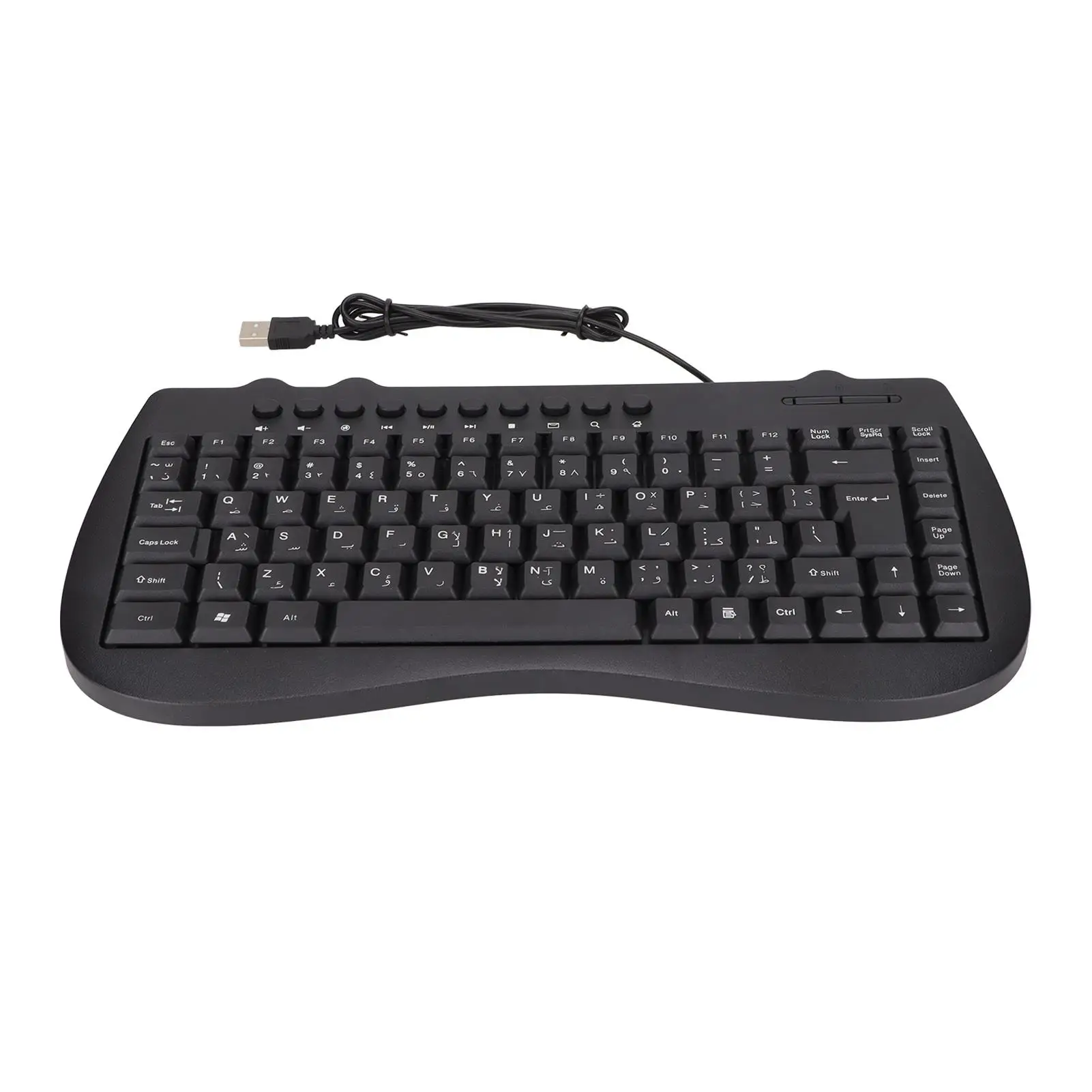 

Ultra Thin Wireless 95 Key Mini USB Keyboard Mute Multimedia Desktop Computer Compact Design Small Language Support