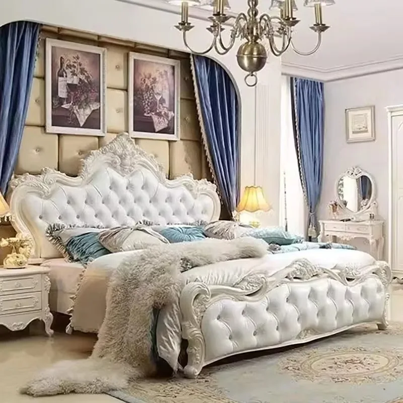 الحديثة الفاخرة سرير مزدوج المعزي اللوح الأمامي قواعد كاملة الحجم سرير مزدوج غرفة المعيشة تخزين Schlafzimmer Bett أثاث المنزل #6