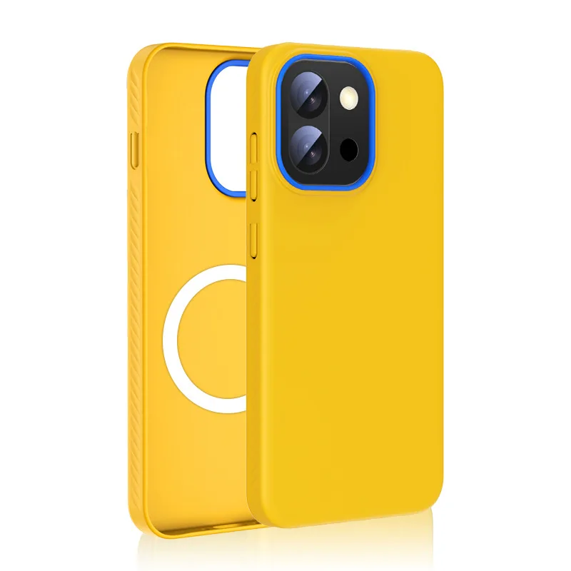 

Suitable for OnePlus 13T phone case magnetic suction, OnePlus 13t new model with matte skin and anti fingerprint yellow color