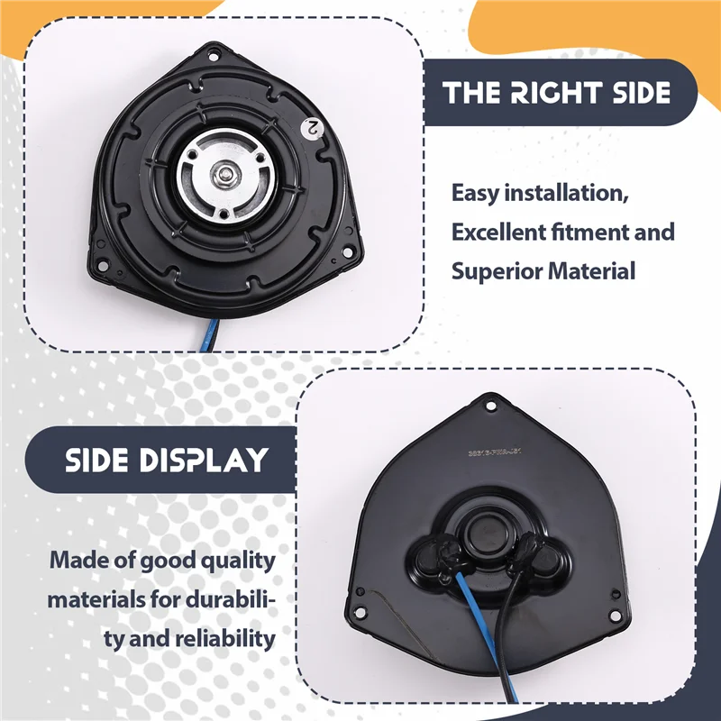 

X39A-For Honda Fit Civic CR-V 2003-2012 38616-PWA-J01 Cooling Fan Motor Car Radiator 38616PWAJ01