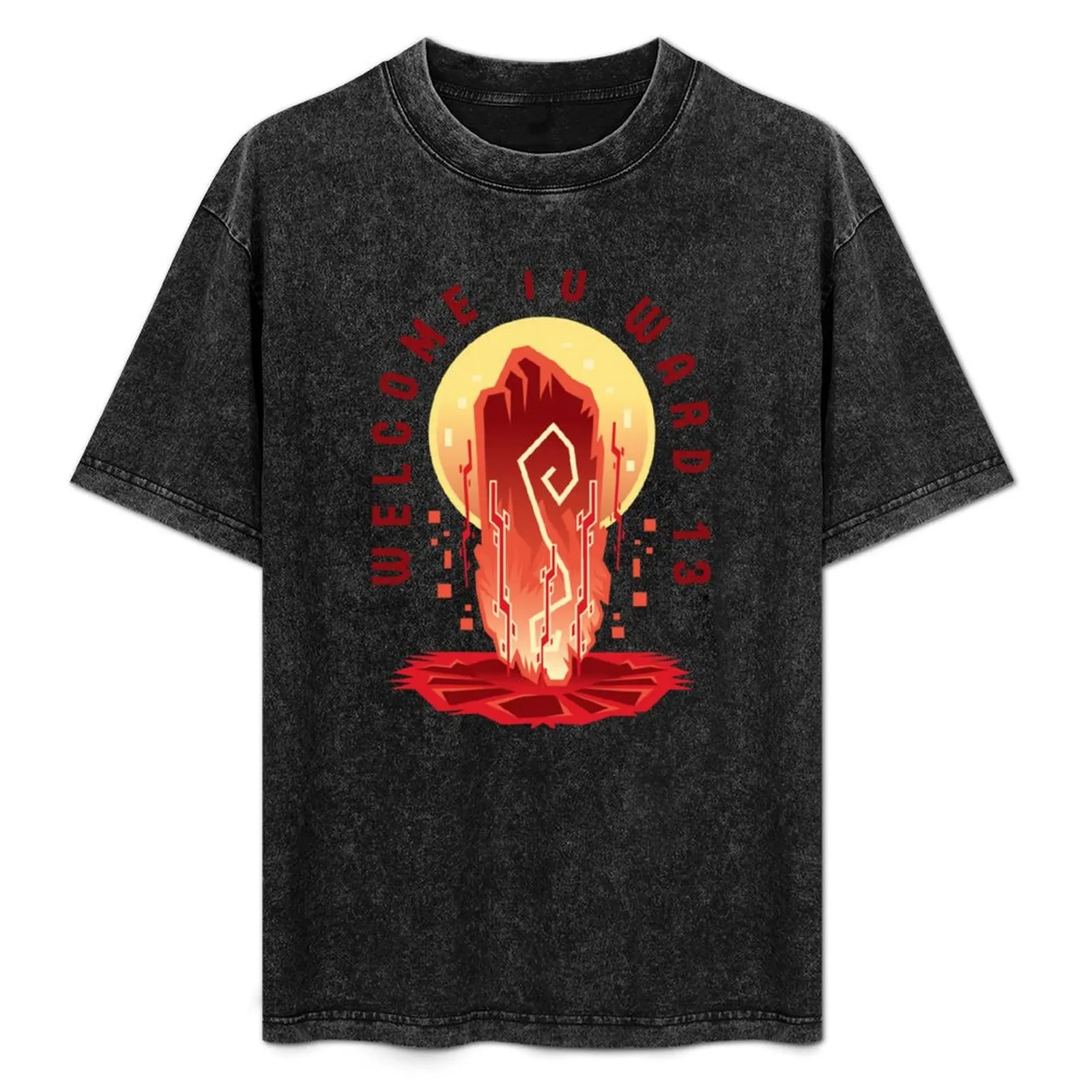 

Welcome To Ward 13 Emblem T-Shirt Casual Pattern Print Tee Shirt