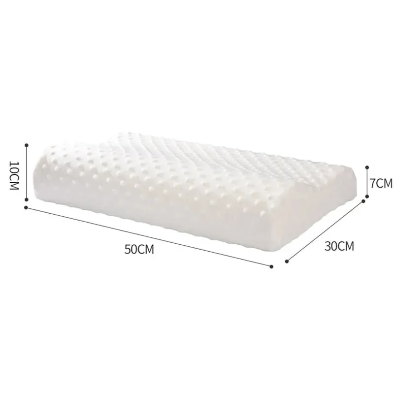 1pc Sleeping Memory Foam Pillow Cervical Massage Pillows Natural Orthopedic Pillow Home Supplies Replacement With Pillow Cover