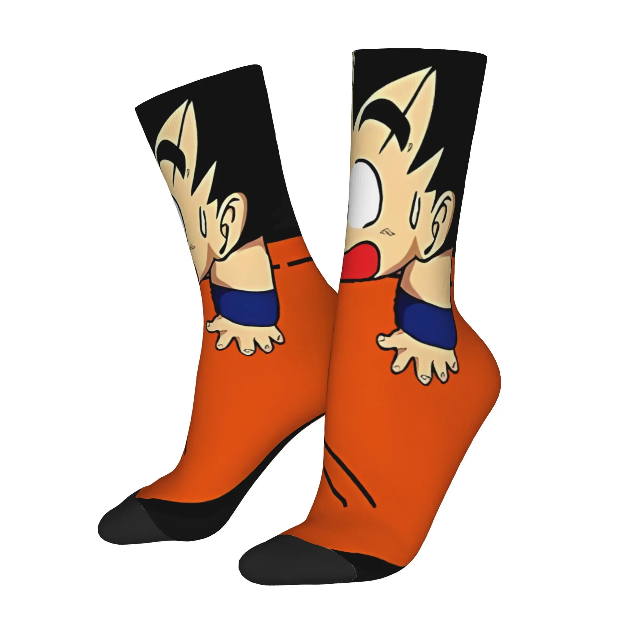 

1 Pair Funny Sock Son Goku Pocket Dragon Ball Hip Hop Quality Pattern Printed Men Socks Novelty Men's Socks