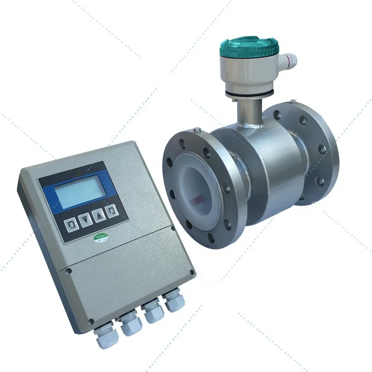 Sewage Platinum Electrode Intelligent Inductive DN400 2'' Industrial Pipeline Remote Electromagnetic Flow Meters Manufacture