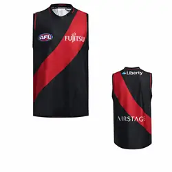 Oversized Adult and Kids Loose Vest Basque Football Jersey Australia Essendon Bombers 2024 Summer New A.F.L