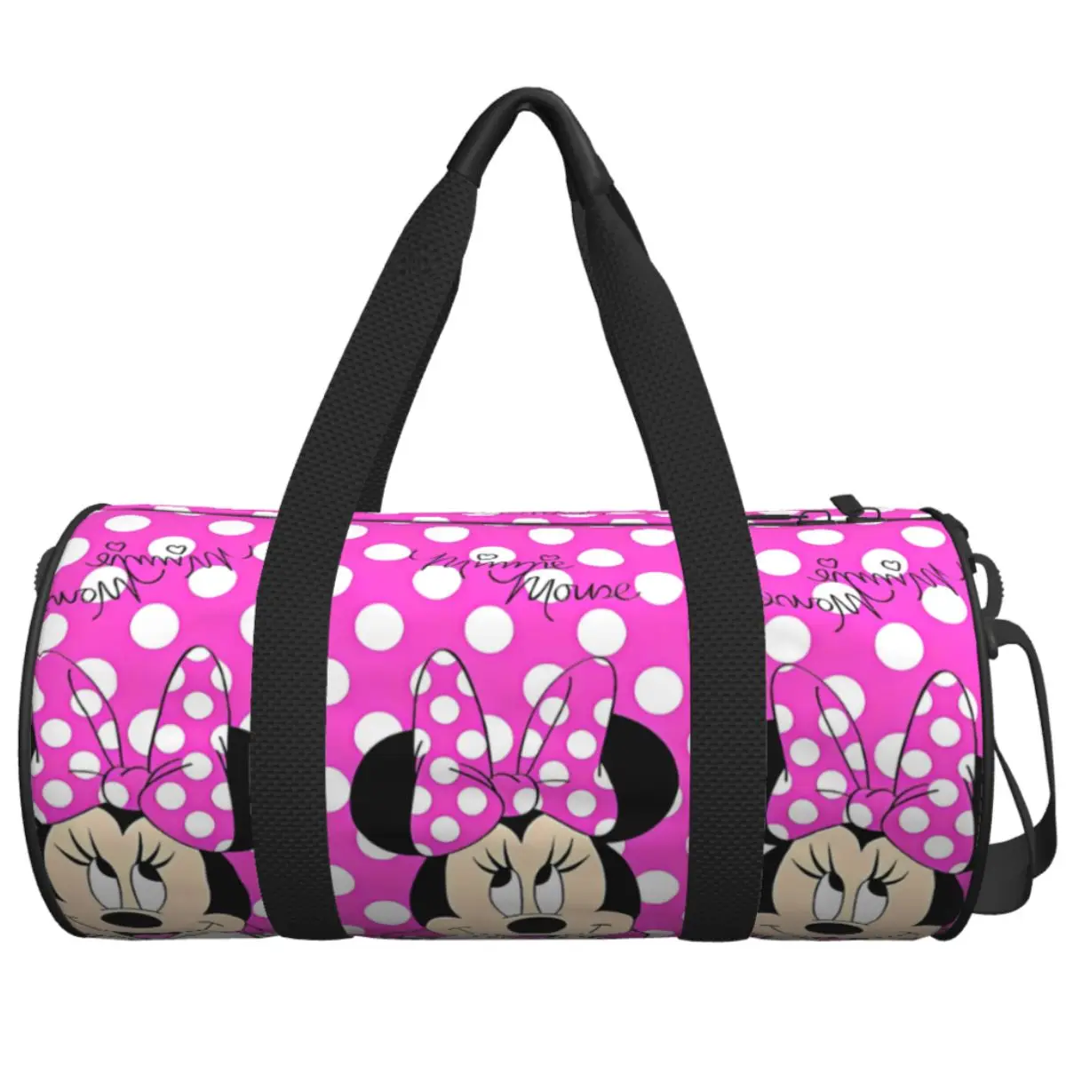 

Travel Bag Mickey Minnie Mouse Gym Bag Cute Cartoon Portable Sports Bags Large Swimming Custom Handbag Retro Fitness Bag For Men