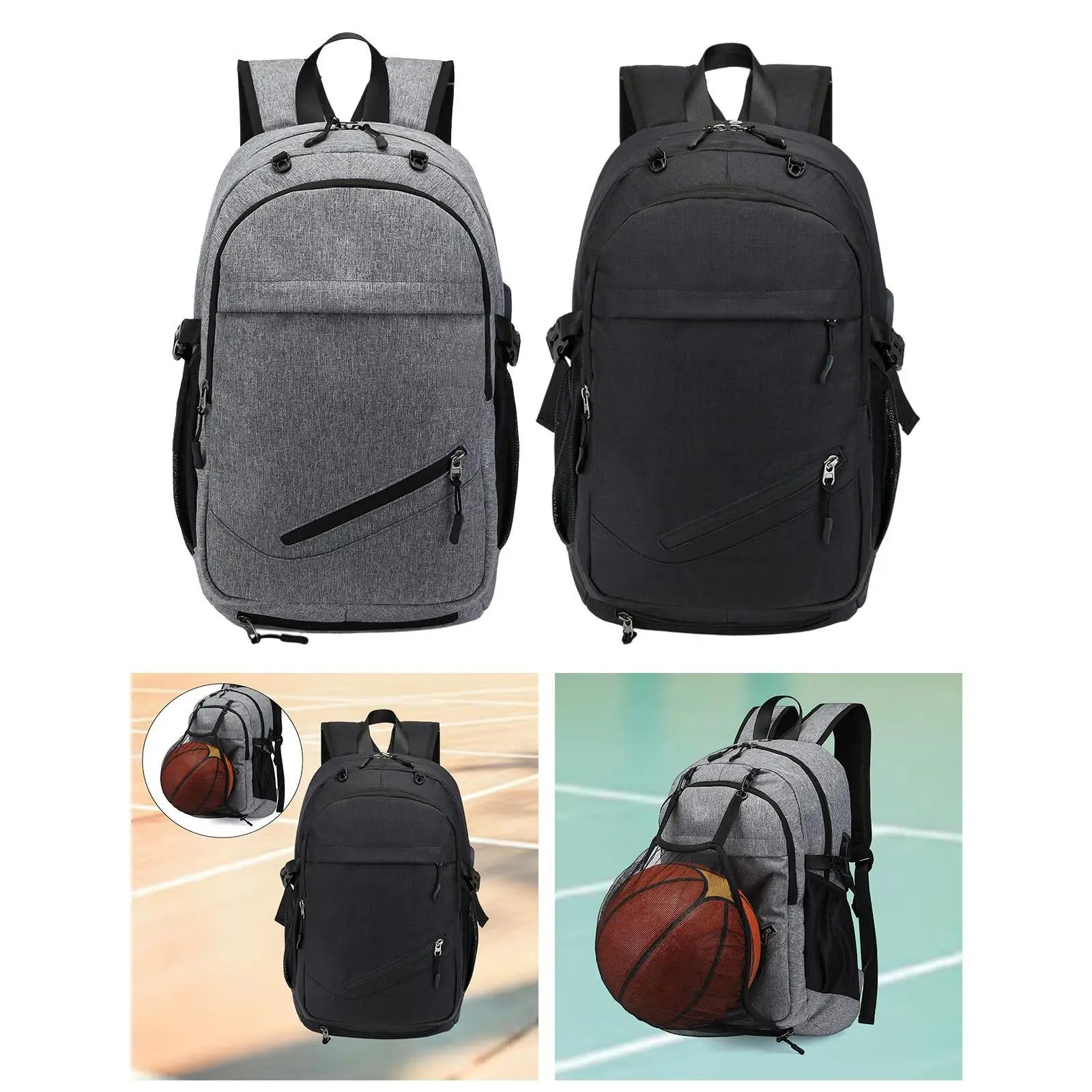 

Computer Backpack Rucksack with Adjustable Straps Practical Portable Travel Daypack Basketball Backpacks for Trip Climbing
