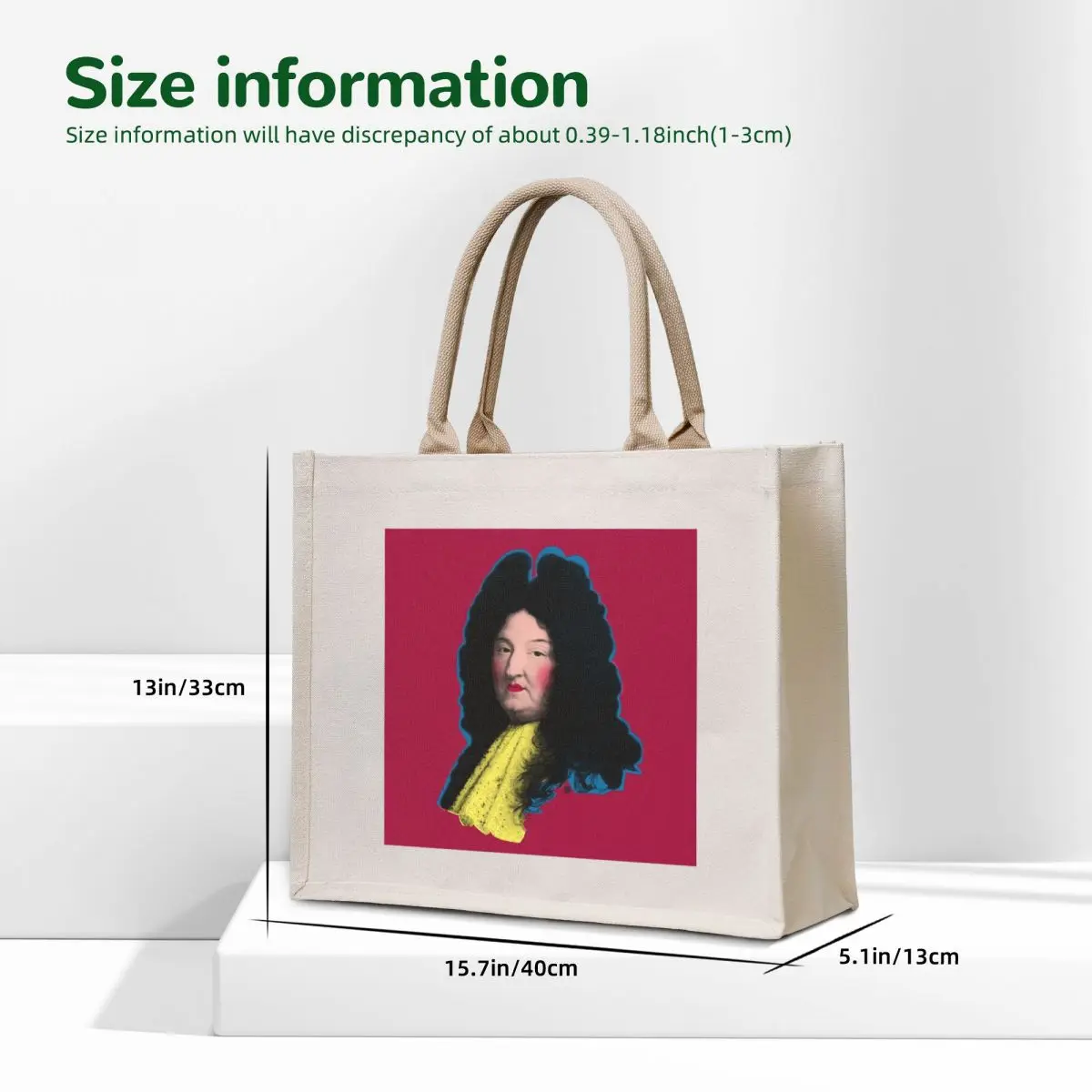 Louis XIV Tote Bag large tote bag bags woman 2025 eco bag folding university shopper