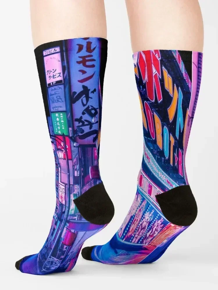 Neon Drip Socks Hiking boots Soccer aesthetic Stockings man Man Socks Women's
