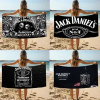 J-Jack-Daniels Towel Quick Drying Pure Cotton Polyester Thick Bath Towel, Sports Travel, Swimming And Surfing Towels