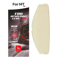 Helmet Visor Film Anti Fog Film Sticker for MT THUNDER 4 SV STINGER 2 MT-V-28B Full Face Helmet Clear Accessories Parts Anti-fog