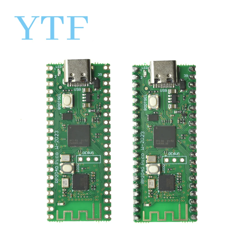 

Raspberry Pi Pico W Board TYPE-C RP2040 Dual-Core ARM Low-Power Microcomputers High-Performance Cortex-M0+ Processor