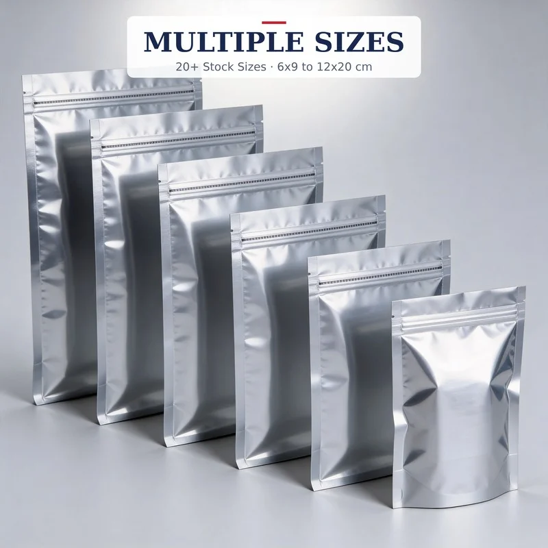 100pcs Anti Static Shielding Zip Lock Bag Resealable ESD Antistatic Pouch for Instrument Chip Electronic Accessories Battery USB