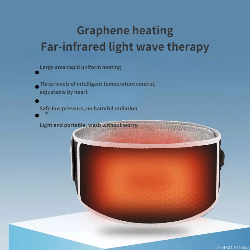 Youpin-cinturón eléctrico inteligente de grafeno, banda de calefacción infrarroja portátil, Control de temperatura de tres velocidades, lavable, nuevo