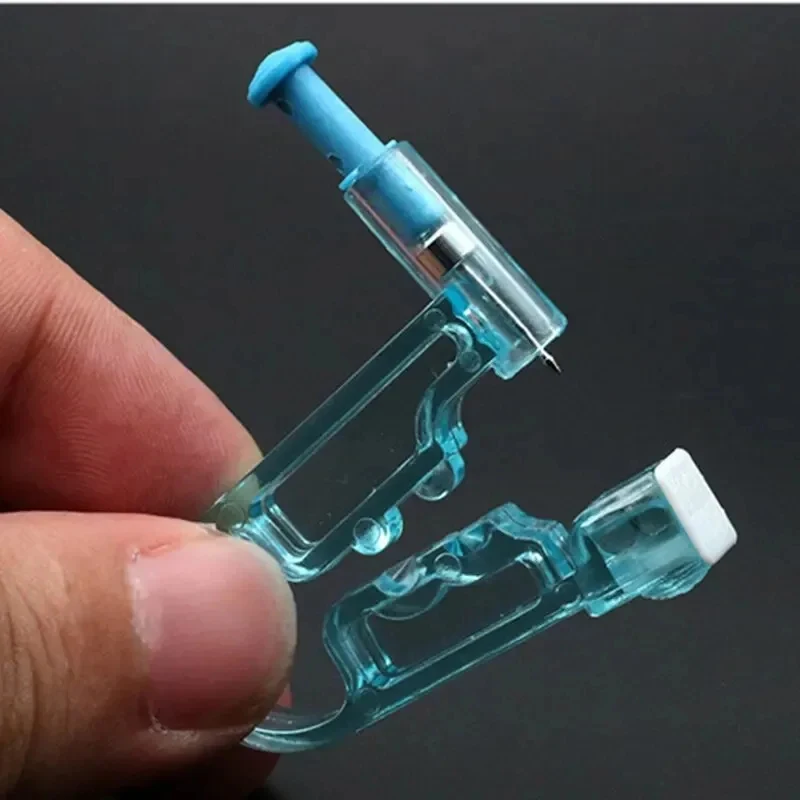 1-6Pcs Disposable Ear Piercing Gun Kit, Disinfect Earring Piercer Machine Studs Safety Nose Clip Body Jewelry Piercing Tool