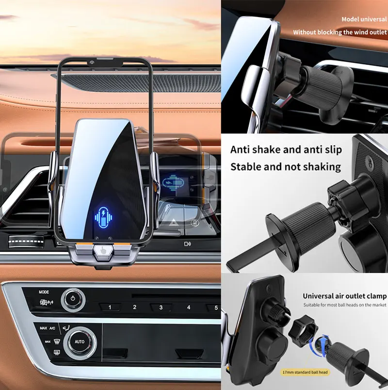 Auto-Handyhalterung für Lüftungsschlitze für Lexus CT ct200h 2011 2012 2013-2023 Magnetisches kabelloses Laden Auto-Handyhalterung für Magsafe-Halterung Zubehör – Detail 21