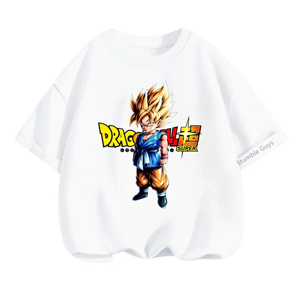 

Kids Dragon Ball T Shirt Boy Tops Tee Anime Figures Son Goku Vegeta T-shirt Boys T-shirts Men Women Clothes Summer Short Sleeve
