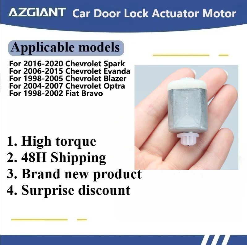 

10 teeth FC-280 AZGIANT Car door lock actuator motor for Fiat Bravo Chevrolet Optra/Blazer/Evanda/Spark Direct Current Motor