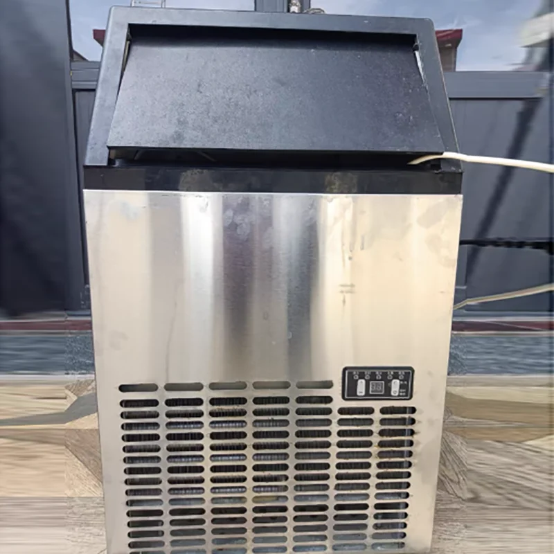 CIce Cube Maker Machine 304 Stainless Steel Produce for Commercial Use Liquid Freezer Ice Generator Machine