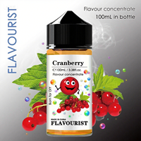 Flavourist Cranberry Aroma Flavor Water Solubility Fruit Flavour Concentrate Best Taste Essence Oil