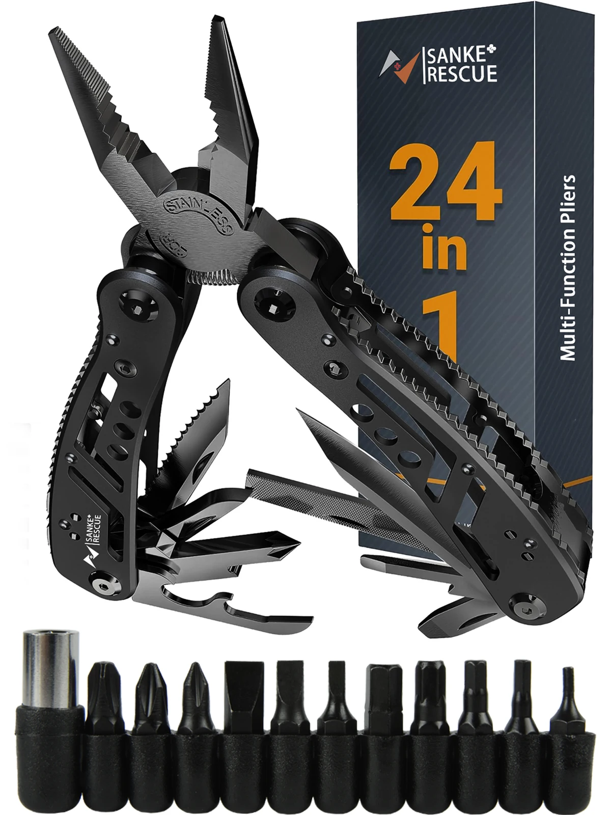 24-in-1 multifunktionale Universal-Diagonalzange, Hardware-Drahtschneider, professioneller Elektriker, rutschfest, langlebig, Reparaturwerkzeuge – Detail 1