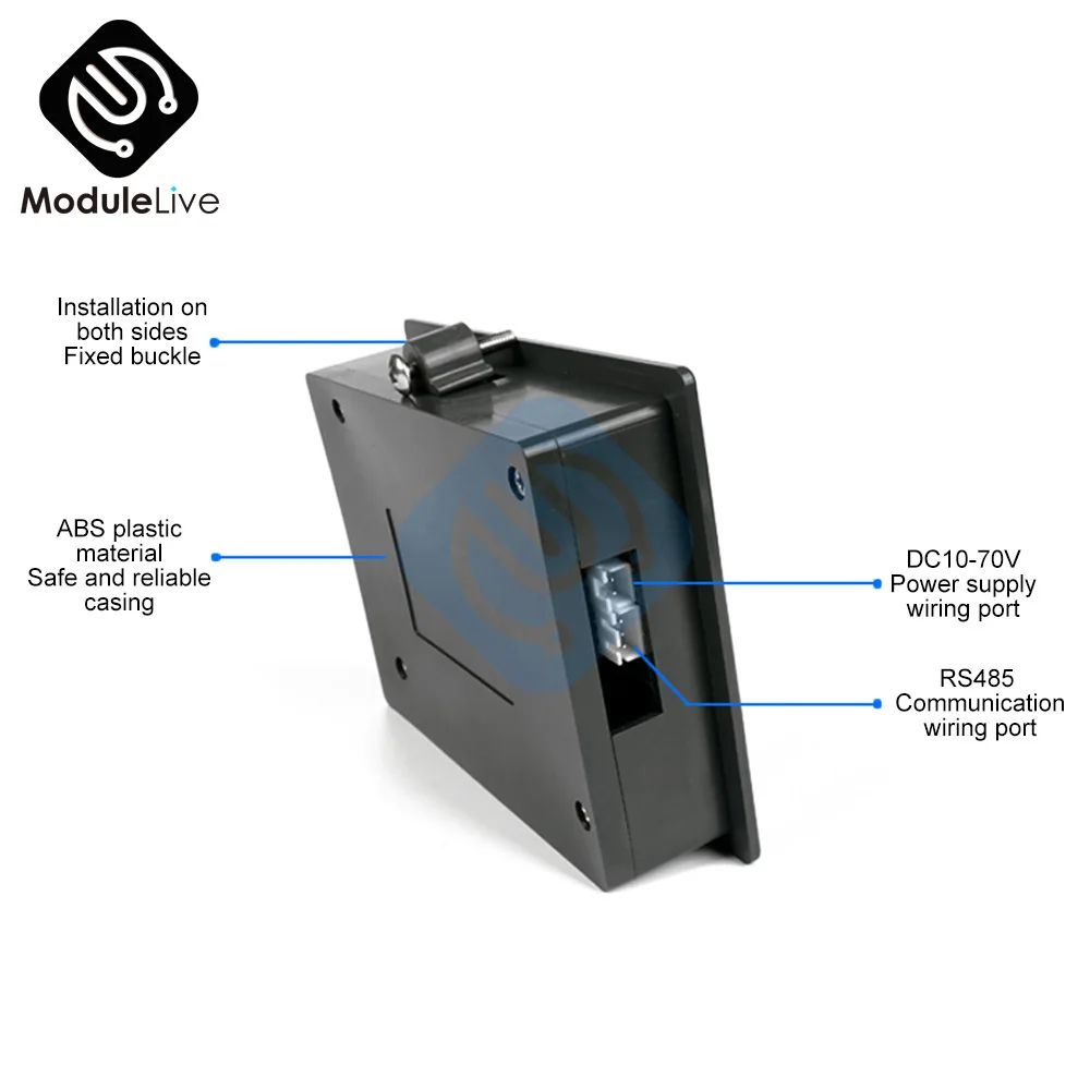 Imagem -03 - Car Battery Capacidade Tester 3.5 Touch Color Screen Bidirecional Detecção de Corrente Coulomb Medidor dc 10100v 50a 400a H80c rv